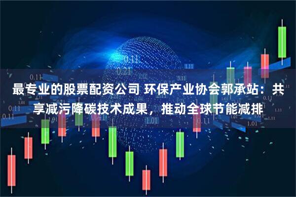最专业的股票配资公司 环保产业协会郭承站：共享减污降碳技术成果，推动全球节能减排